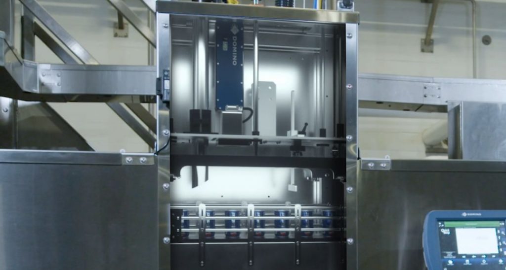 百事可樂噴碼機現(xiàn)場