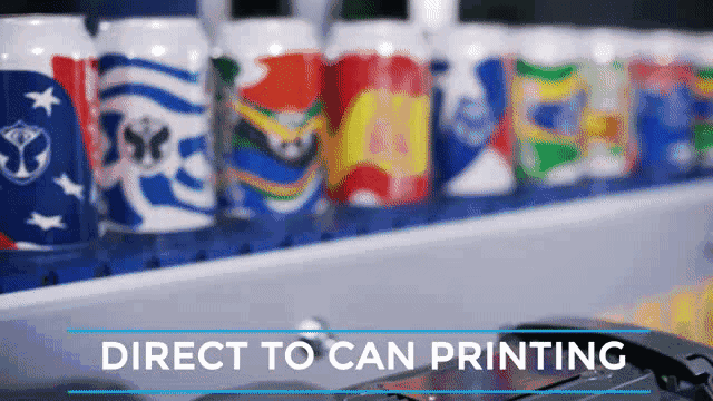 靜電按需噴碼技術實現飲料罐直噴數碼打印 使用認證的食品級油墨